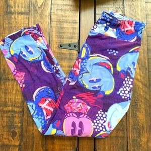 LuLaRoe Mickey mouse one size leggings